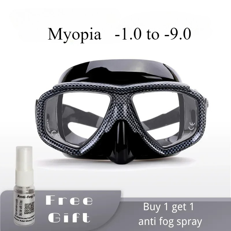 Myopia Scuba Diving Mask Snake - Anti Pollution Mask 评论和价格