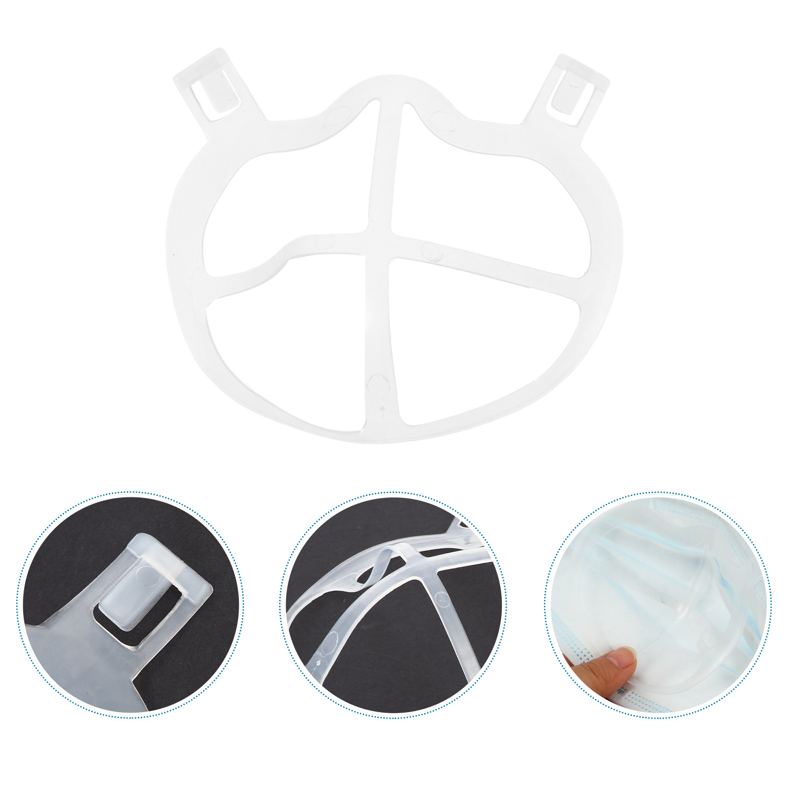 10Pcs Silicone Mask Holder Inn - Silicone Mask Bracket 评论和价格