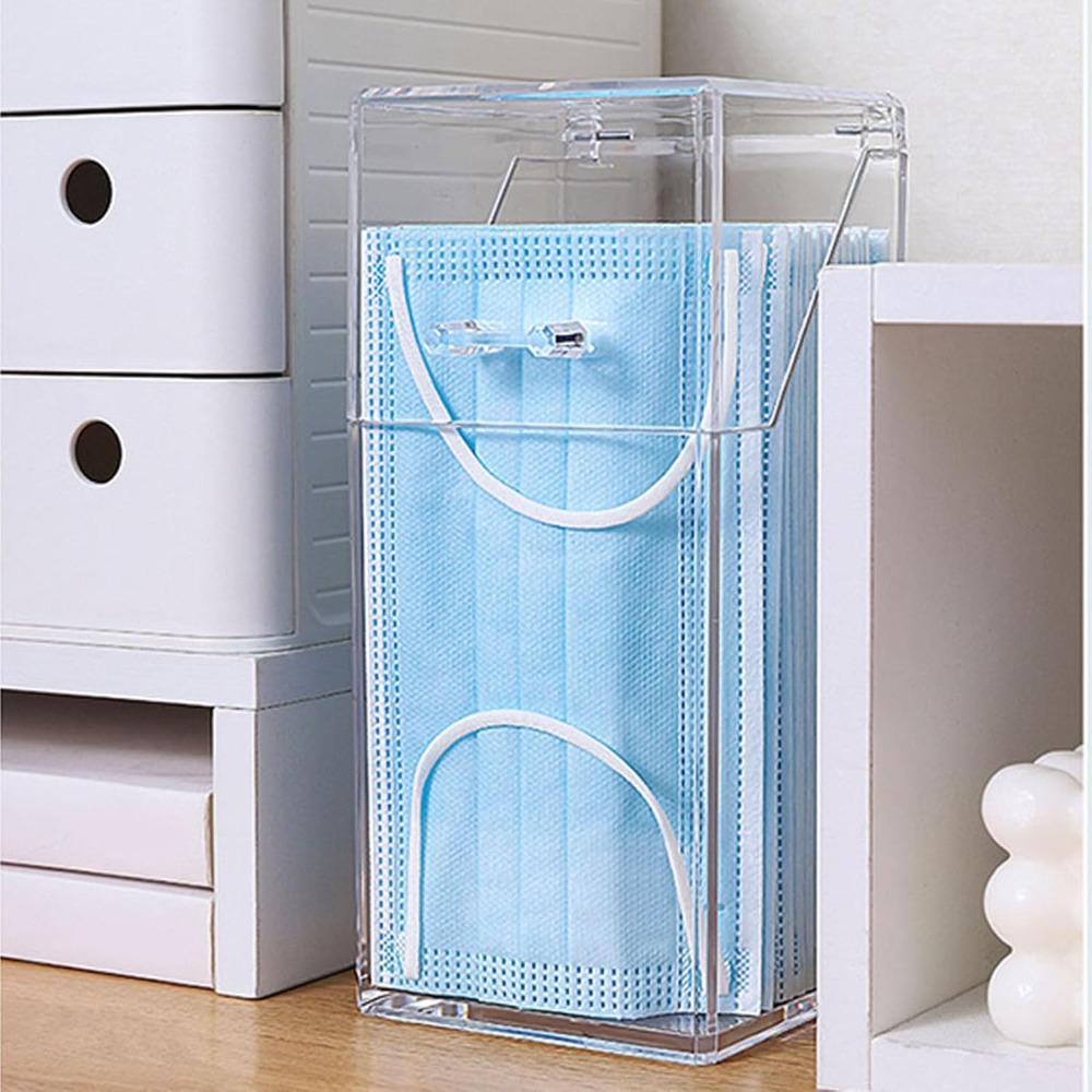 With Lid Face Mask Dispenser V - Face Mask Storage Box 评论和价格