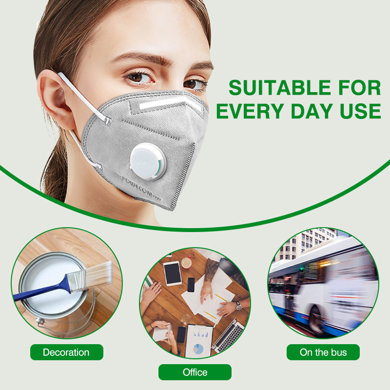 POWECOM KN95 Masks Activated C - Kn95 Respirator Mask 评论和价格